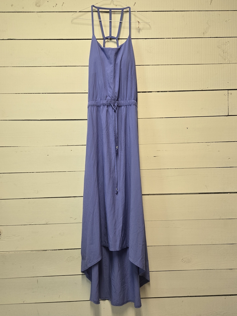 Athleta Lavender Strappy High-Low Maxi Dress